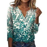 Women's Fashion Loose Summer Printed Top