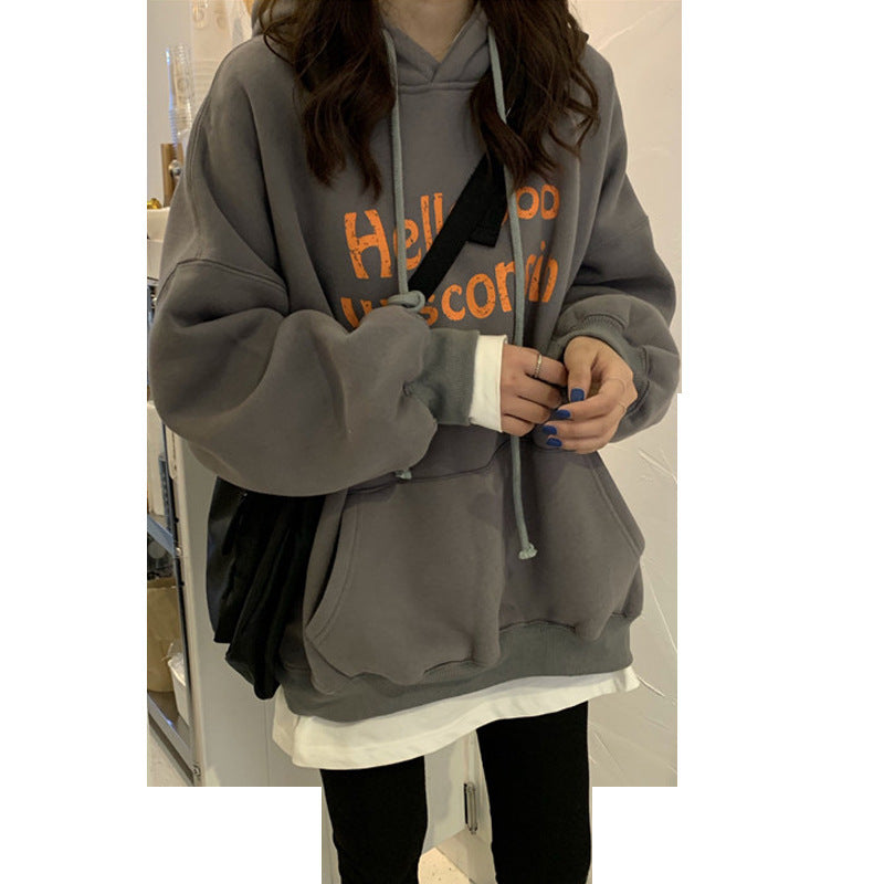 Loose-fitting Korean Style Coat Top
