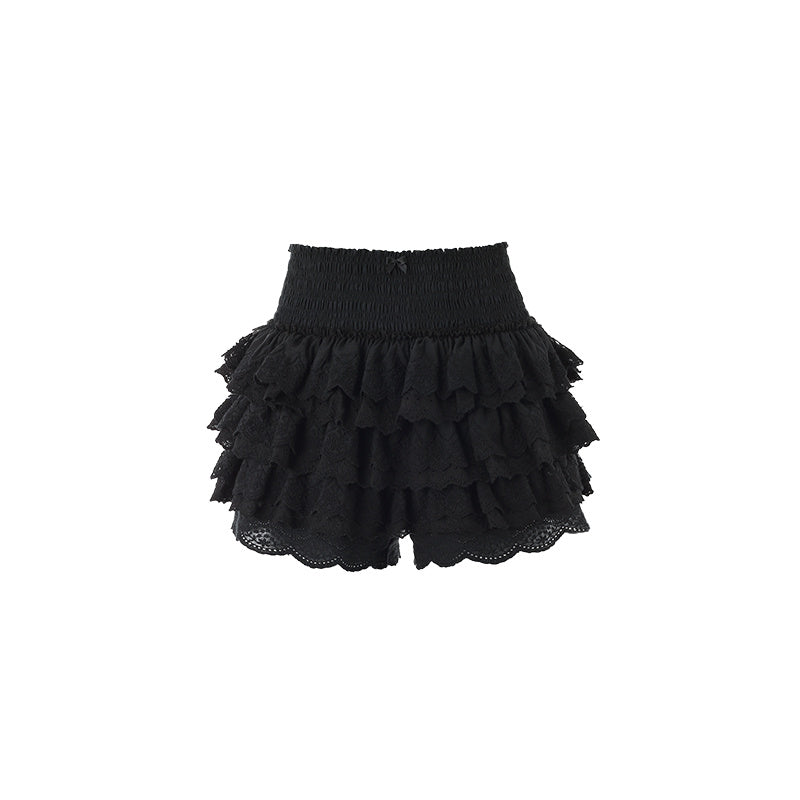 Lace Cake Short All-matching Skirt