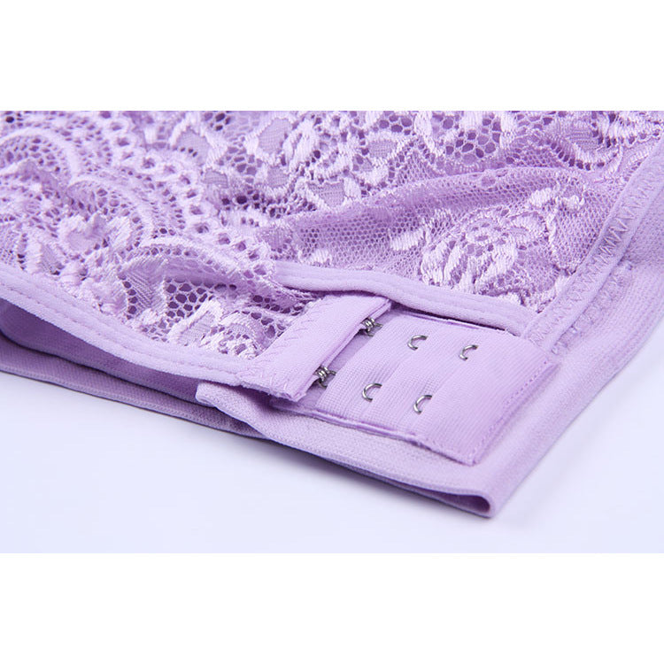 Lace-free rimless sports bra