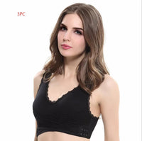 Lace-free rimless sports bra