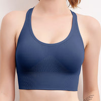 Seamless sports bra