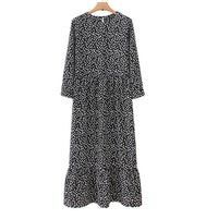 new polka dot print maxi dress