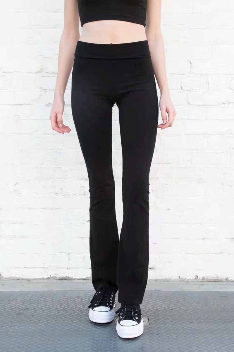 Women's Slim And High Hip-lifting Yoga Mopping Trousers