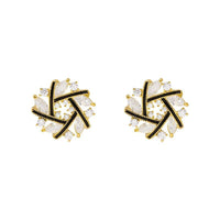 Temperament Net Red Earrings Female Earrings 925 Silver Needle