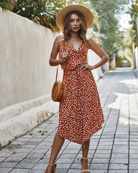 Explosion style dress vacation storm point skirt