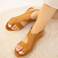 Summer Ladies Casual Flat Plus Size Beach Resort Sandals