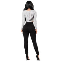 New Elastic Skinny Women's Small Feet Jeans
