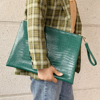 European And American New Style Snake And Bird Pattern PU Handbag