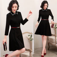 Suit Collar Dress White-Collar Professional Formal Wear