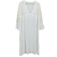 Lace Beach Dress Seaside Vacation Bikini Swimsuit Blouse Women Sun Protection Clothing Foreign Trade