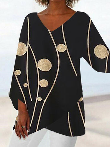 Fashionable New Loose Large Size Blouse Lady