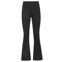 Pure Color Slim Slimming Hot Girl Elastic Low-rise Straight-leg Pants