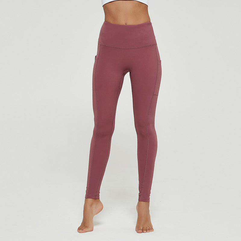 Peaches Hip High Waist Nine Point Yoga Pants