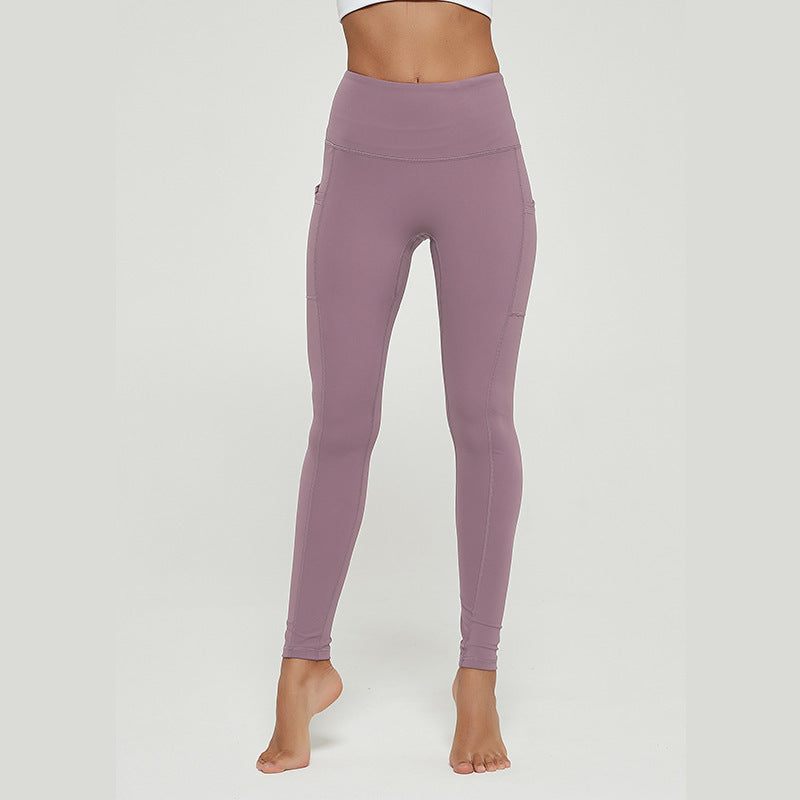 Peaches Hip High Waist Nine Point Yoga Pants