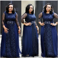 Woman Dresses Lace Navy Blue Red