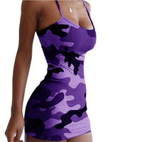 Fashion Floral Floral Halter Dress