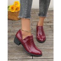 Later Zip Ankle Boots Europe And America