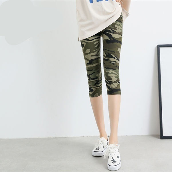 Summer Elastic Thin Slimming Cropped Pants