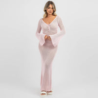 Women's Knitted Beach Bikini Swimsuit Blouse