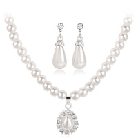 Pearl necklace set