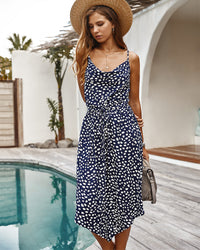 Explosion style dress vacation storm point skirt
