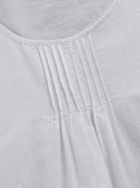 Women's Solid Color Hollow Pleated Stripes Sleeveless Vest
