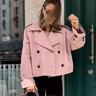 Retro Double-Breasted Coat