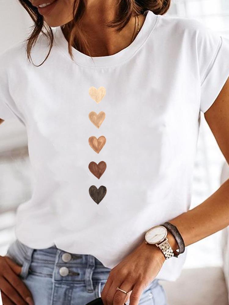 Women's Loose 3D Pattern T-shirt