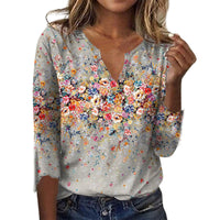 Women's Fashion Loose Summer Printed Top