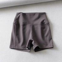High waist ladies yoga shorts