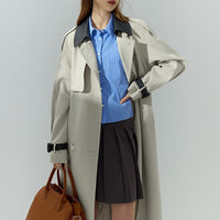 High-end Super Nice Windbreaker Women's New Fall Mid-length Coat