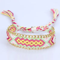 Ethnic Style Hand Weaving Bracelet - Chic Angle