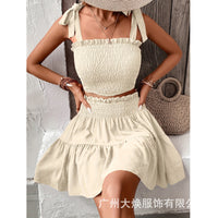 European And American Simple Casual Fur Ball Two-piece Sling - Chic Angle