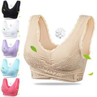 Lace-free rimless sports bra