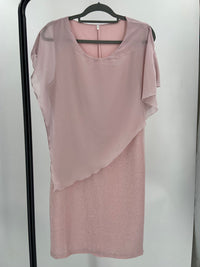 Solid Color Chiffon Fake Two-piece Slim Fit
