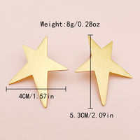 Stainless Steel 14K Gold Plated XINGX Earrings