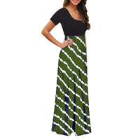 Fashion Sling Print Maxi Dress