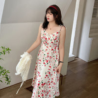 Temperament Knee-length Floral Dresses