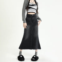 Fishtail Skirt High Waist Slimming A- Line Women