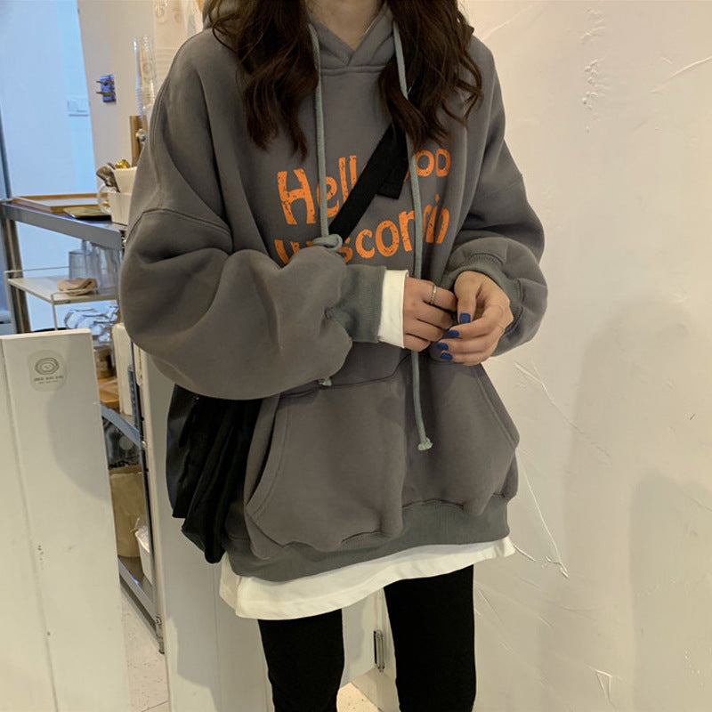Loose-fitting Korean Style Coat Top