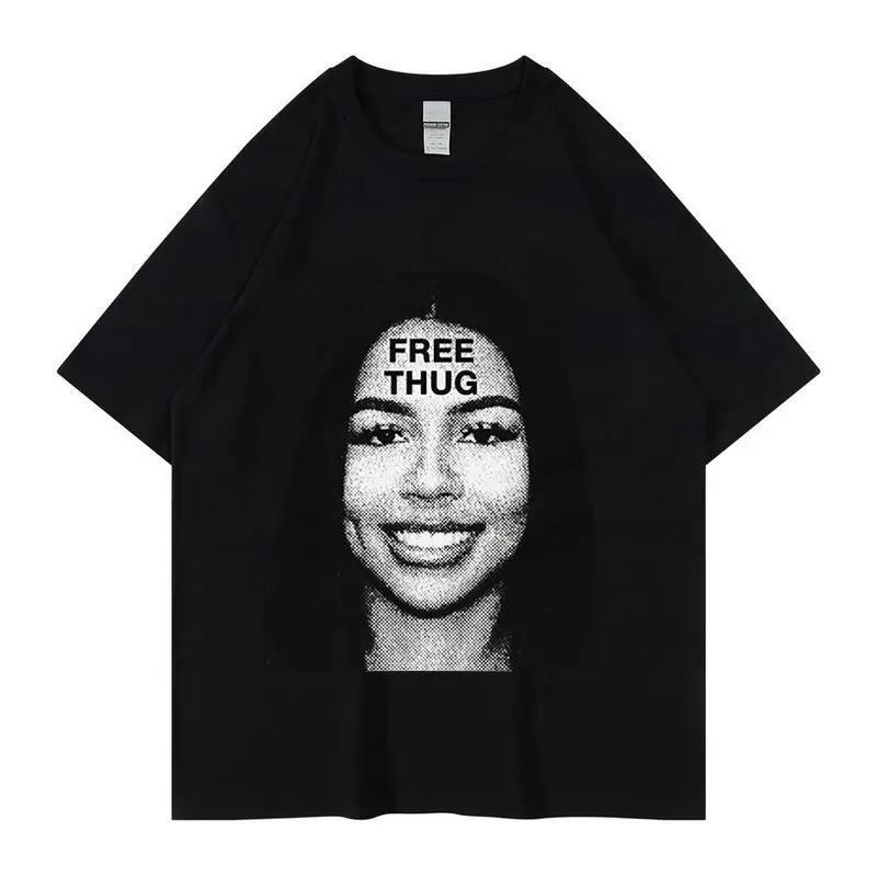 Women's Retro Short Sleeve Top Hip Hop T-shirt - Chic Angle