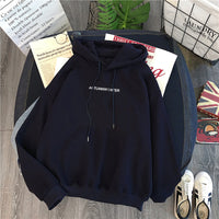 Korean Style Long Sleeve Casual Hooded Coat