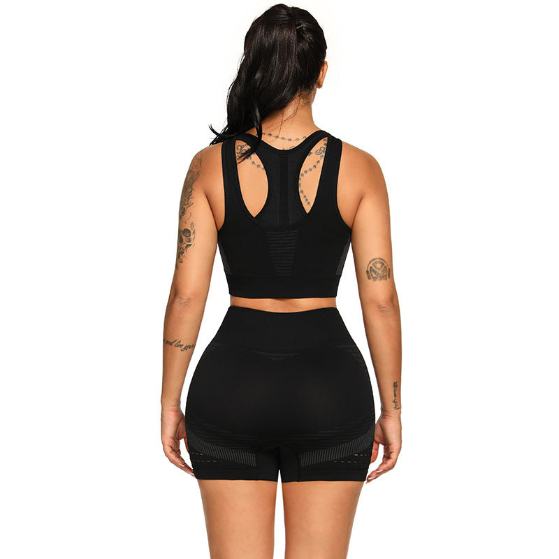Bra shorts yoga sports suit