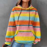 Winter Hooded Sweater Digital 3D Printing Casual Style