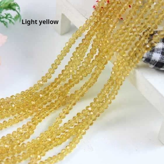 Crystal Flat Beads Scattered Beads Bulk Bracelet Knitting Accessories Material Wheel Micro Glass Bead