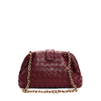 Genuine Leather Woven Small Square Shoulder Messenger Bag