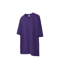 Pure Cotton Oversize Solid Color Short Sleeve T-shirt Top