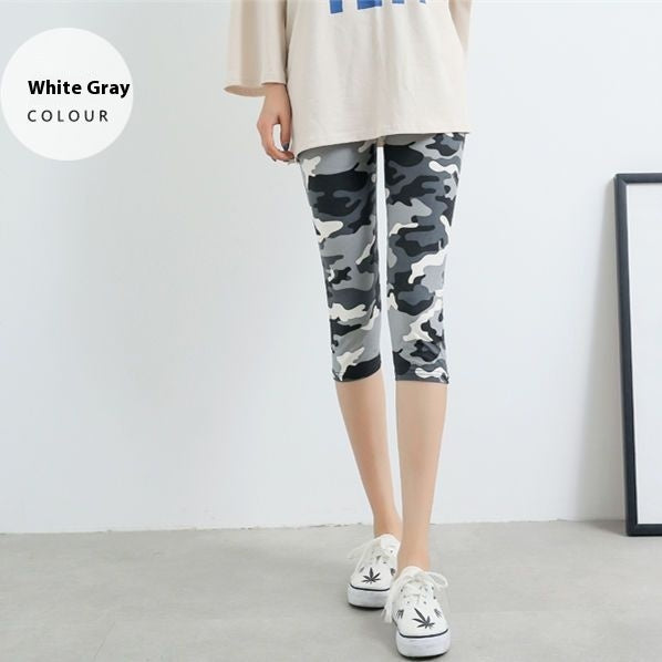 Summer Elastic Thin Slimming Cropped Pants