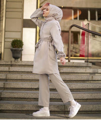 Arab girl Muslim plus size two-piece suit - Chic Angle